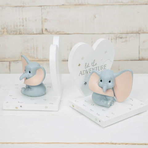 Disney Magical Beginnings Moulded Bookends - Dumbo - Gallery Gifts Online 