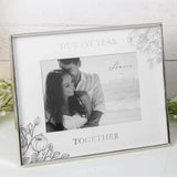 First Year Together 7" x 5" Photo Frame