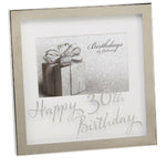 30th 6x4 Mirror Photo Frame - Gallery Gifts Online 