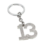 13th Birthday Crystal Keyring - Gallery Gifts Online 