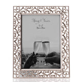 Silverplated Hearts Photo Frame 5" x 7"