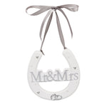 Mr & Mrs Wedding Horse Shoe